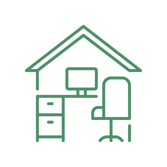 Icon für Home Office