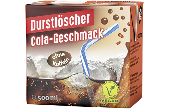 Durstlöscher Erfrischungsgetränk Cola ohne Koffein