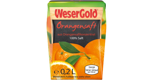 WeserGold Orangensaft