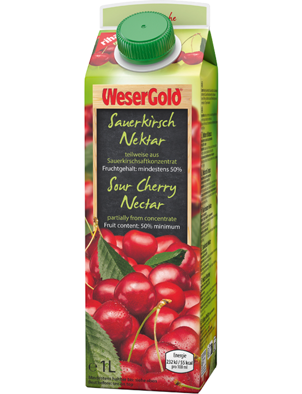 WeserGold Sauerkirsch-Nektar