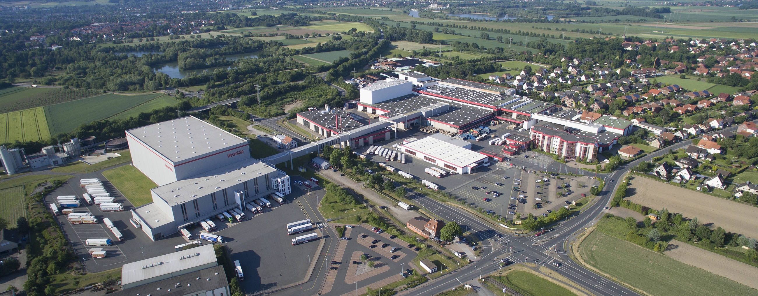 Standort Rinteln Luftaufnahme
