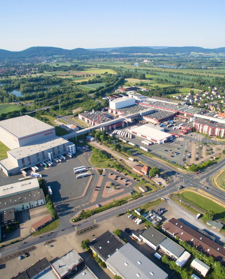 Standort Rinteln Luftaufnahme