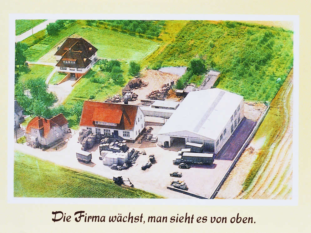 erster Firmensitz Luftaufnahme
